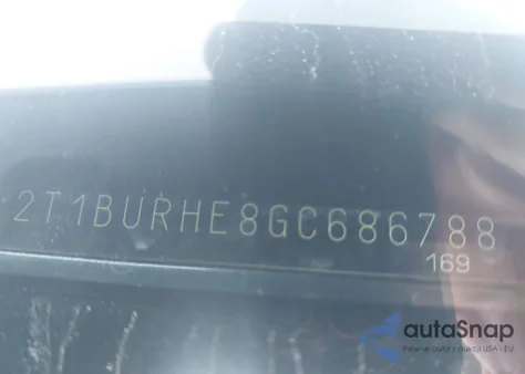 2016 Toyota Corolla Le from USA, damaged, VIN 2T1BURHE8GC686788